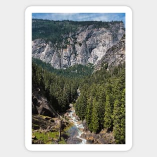 Yosemite River Sticker